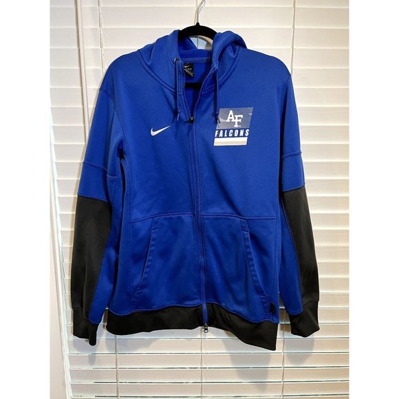 Nike Air Force Falcons Full Zip Fleece‎ Hoodie - Size M - Picture 1 of 4